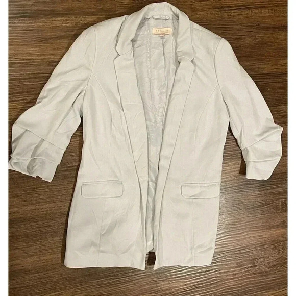 Philosophy Woman’s Light Blue Open Front Blazer Size 6 Business‎ Casual - Picture 2 of 8